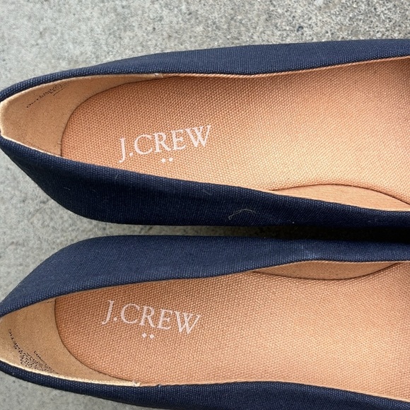 J CREW FACTORY Canvas Espadrille Wedges NWOB Size 8.5 - Picture 6 of 13
